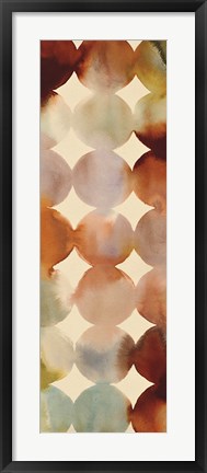 Framed Raindots Panel II Print