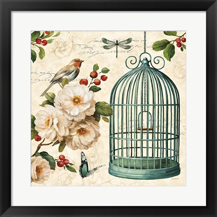 Framed Free as a Bird I Print