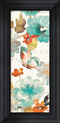 Framed Natures Palette Panel I Print
