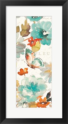 Framed Natures Palette Panel I Print