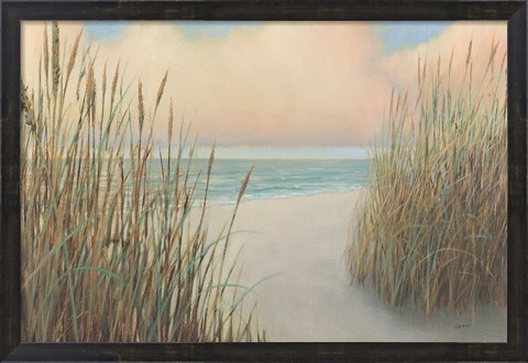 Framed Beach Trail I Print