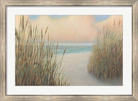 Framed Beach Trail I Print