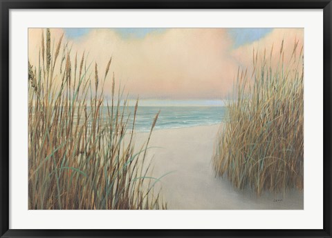 Framed Beach Trail I Print