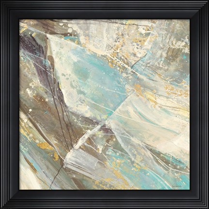 Framed Blue Water I Print