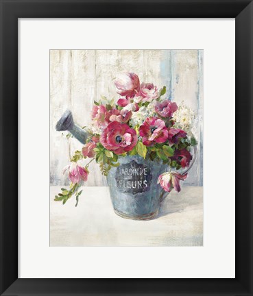 Framed Garden Blooms II Print