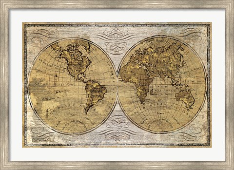 Framed Worldwide I Print