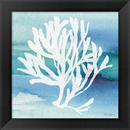 Framed Sea Life Coral I Print