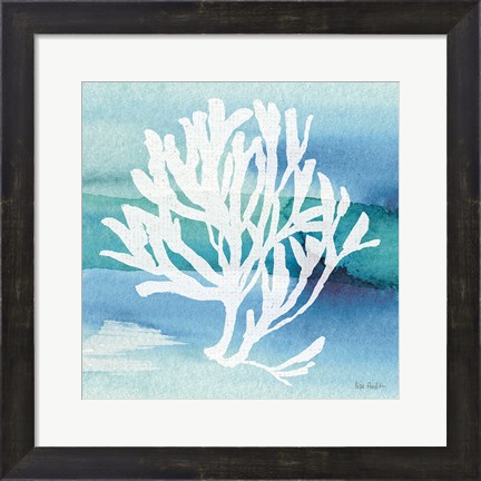 Framed Sea Life Coral I Print