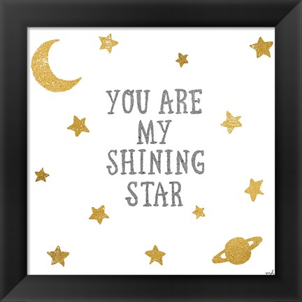 Framed Shining Star Print