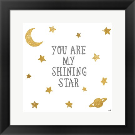 Framed Shining Star Print