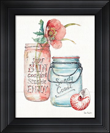 Framed Sea Finds II Print