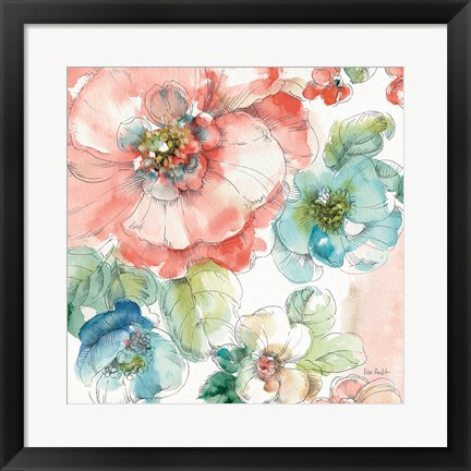 Framed Summer Bloom II Print