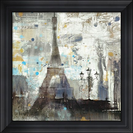 Framed Eiffel Tower Neutral Print