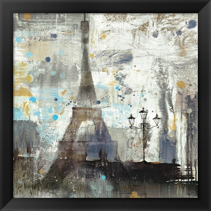 Framed Eiffel Tower Neutral Print