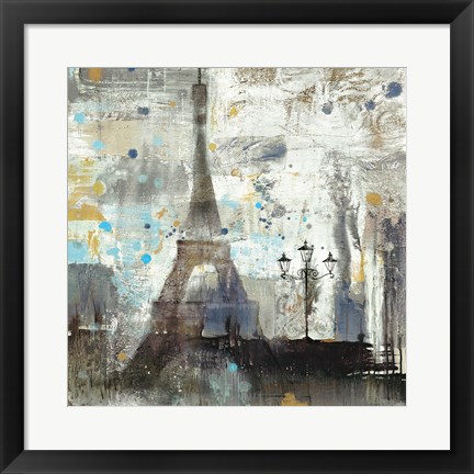 Framed Eiffel Tower Neutral Print