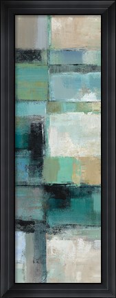 Framed Island Hues Panel I Print