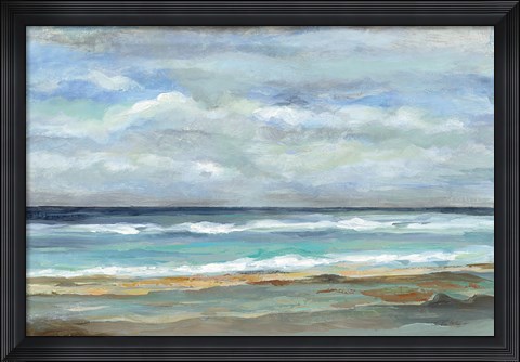 Framed Seashore Print