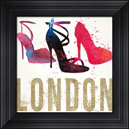 Framed Moda Splash I Light Print