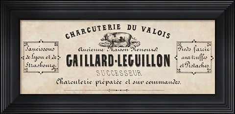 Framed Animal Bill of Sales I Print