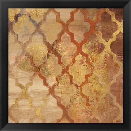 Framed Gilded Rocking Moroccan Print