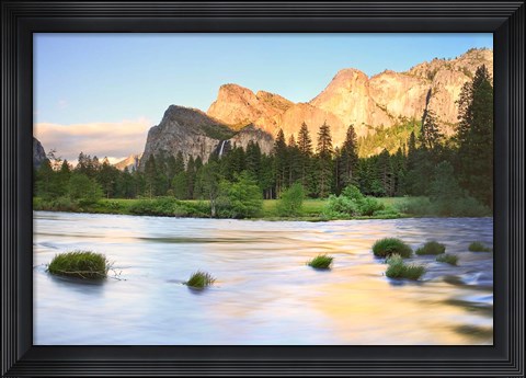 Framed Bridal Falls, Yosemite, California, Print