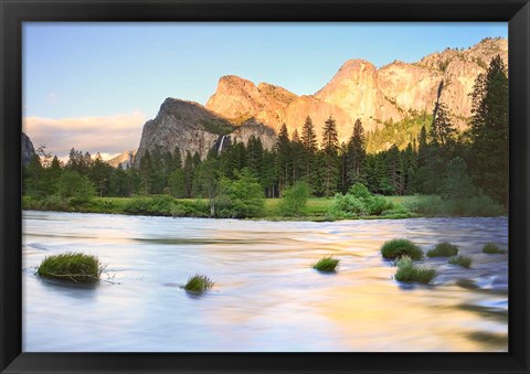 Framed Bridal Falls, Yosemite, California, Print