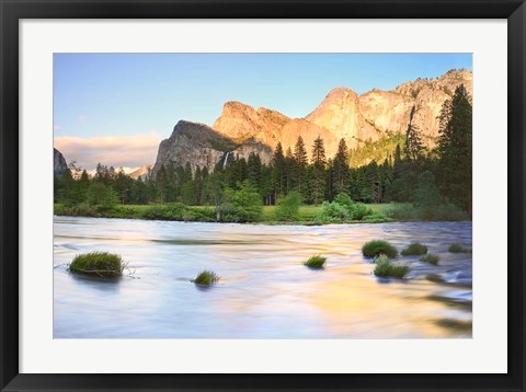 Framed Bridal Falls, Yosemite, California, Print