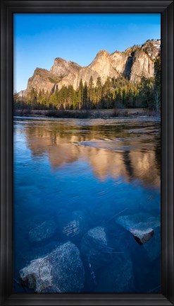 Framed Merced River in the Yosemite Valley Print