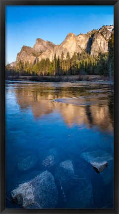 Framed Merced River in the Yosemite Valley Print