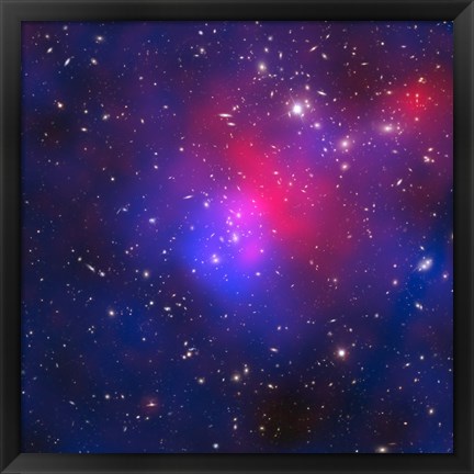 Framed Pandora&#39;s Cluster - Abell 2744 Print