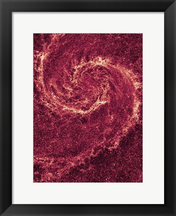 Framed Hubble NICMOS Infrared Image of M51 Print