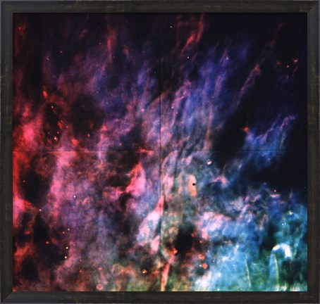 Framed Window-Curtain Structure of the Orion Nebula Print
