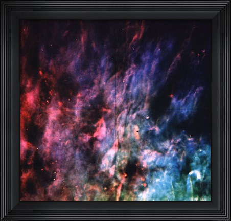 Framed Window-Curtain Structure of the Orion Nebula Print