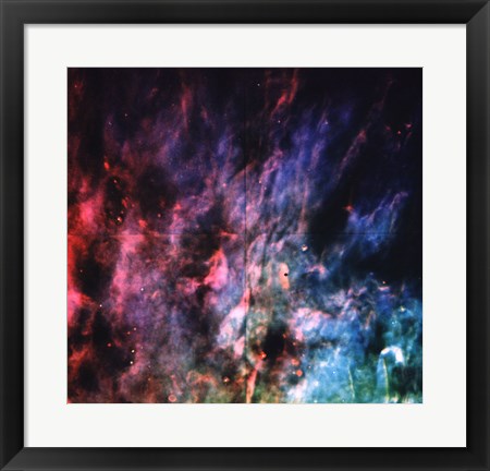 Framed Window-Curtain Structure of the Orion Nebula Print