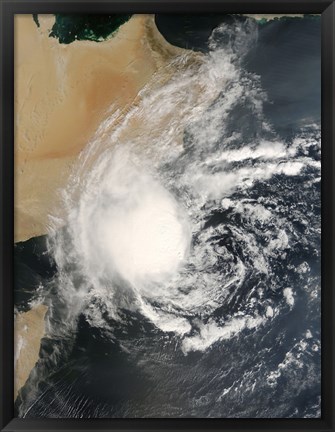 Framed Unnamed Tropical Cyclone Approaching the Arabian Peninsula Print