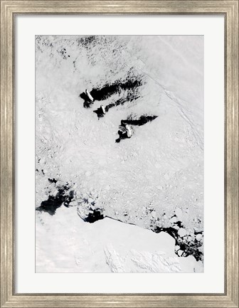 Framed Balleny Islands, near Antarctica Print
