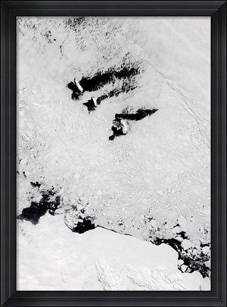 Framed Balleny Islands, near Antarctica Print