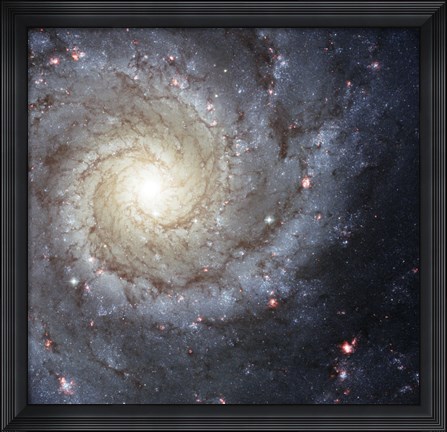 Framed Spiral Galaxy M74 Print
