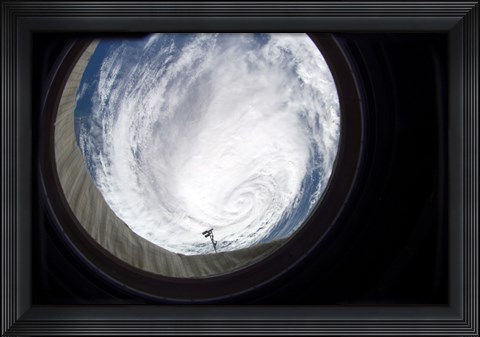 Framed Hurricane Ophelia Print