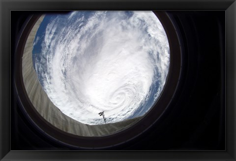 Framed Hurricane Ophelia Print