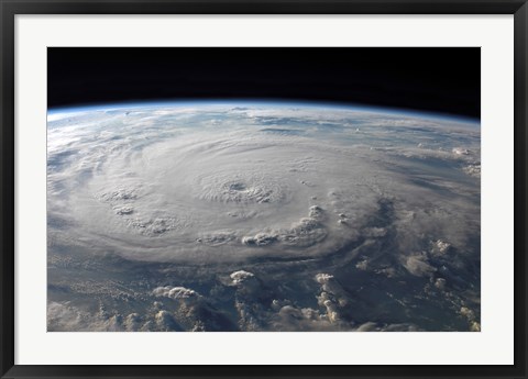 Framed Hurricane Felix Print