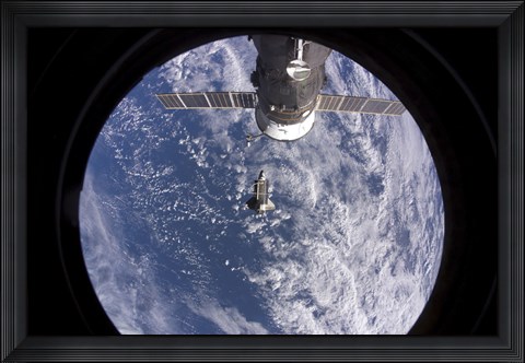 Framed Discovery Space Shuttle Print