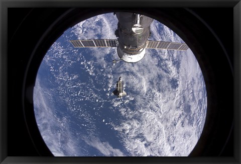 Framed Discovery Space Shuttle Print