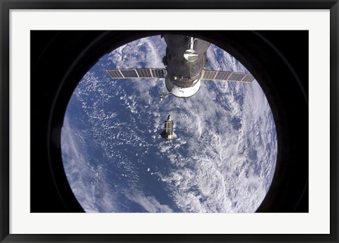 Framed Discovery Space Shuttle Print