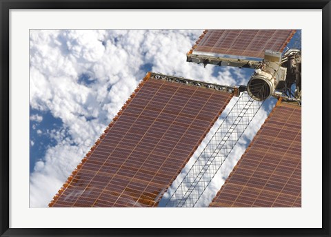 Framed Repaired Solar Array on the International Space Station Print