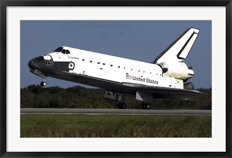 Framed Space Shuttle Endeavour 5 Print