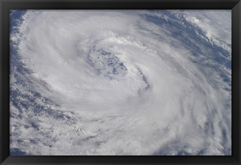 Framed Hurricane Epsilon Print