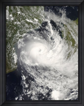 Framed Tropical Cyclone Jokwe in the Mozambique Channel Print
