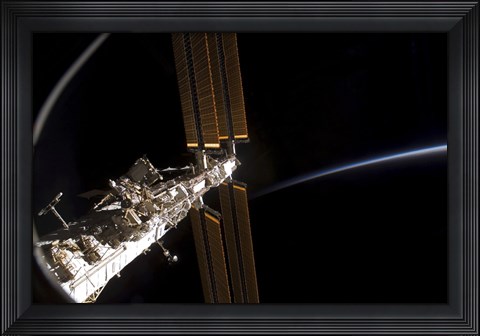Framed Section of the International Space Station Print