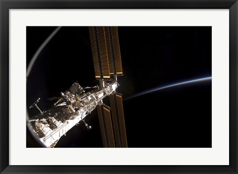 Framed Section of the International Space Station Print
